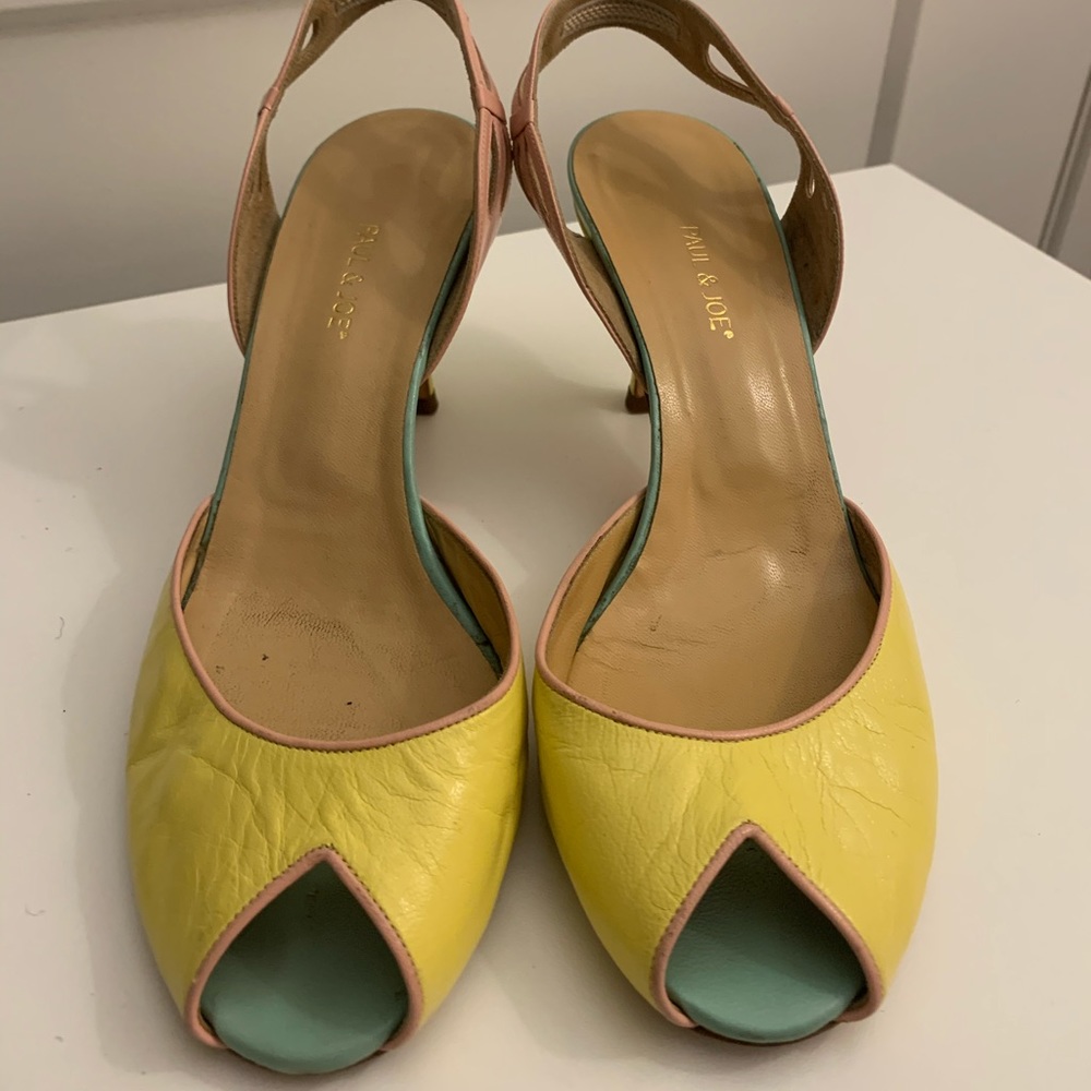 Paul & Joe leather slingbacks